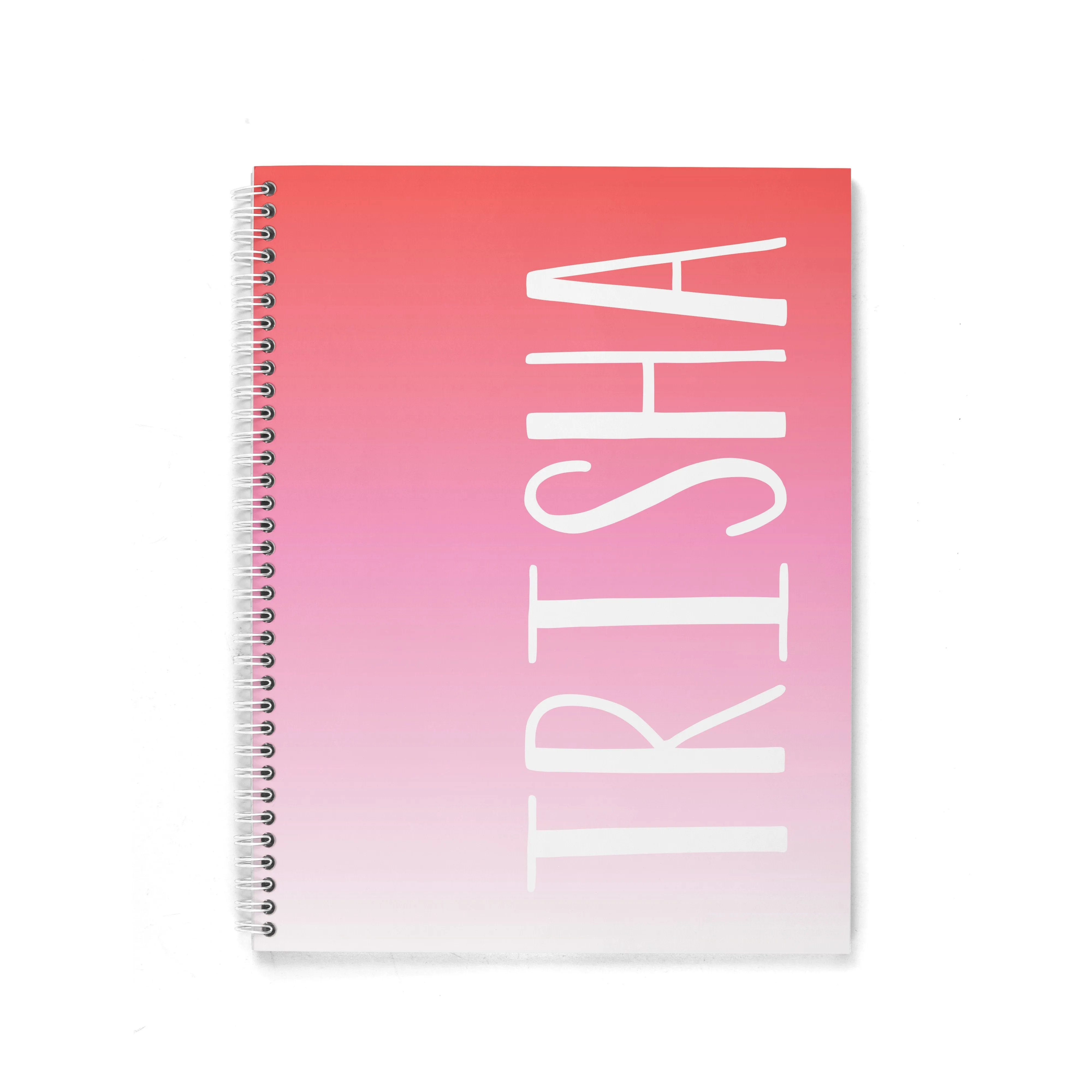 OMBRE PERSONALIZED SPIRAL NOTEBOOK