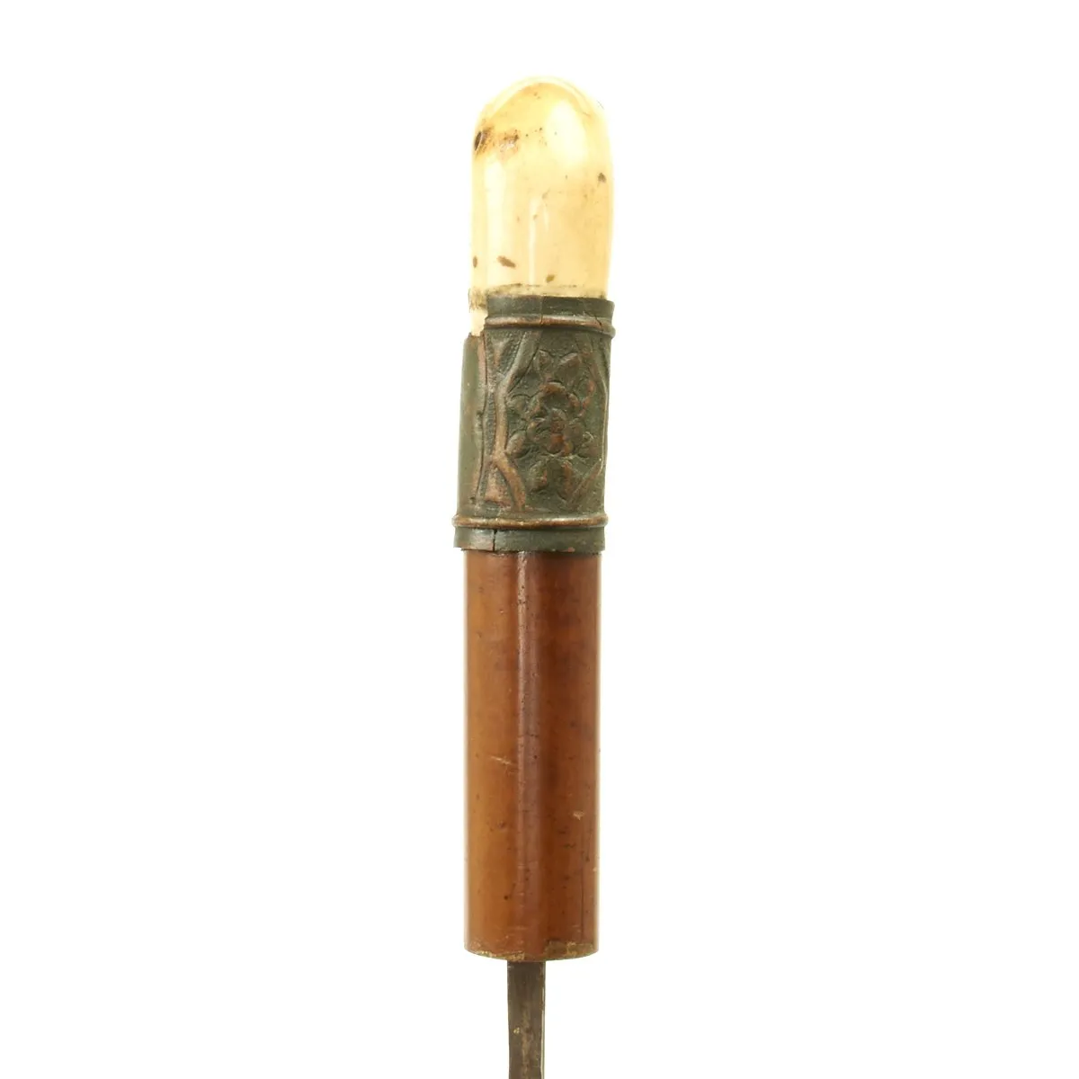 Original British Napoleonic 1809 Dated Cane Sword Stick - Given to Robert Peel M.P. by A. Wellesley