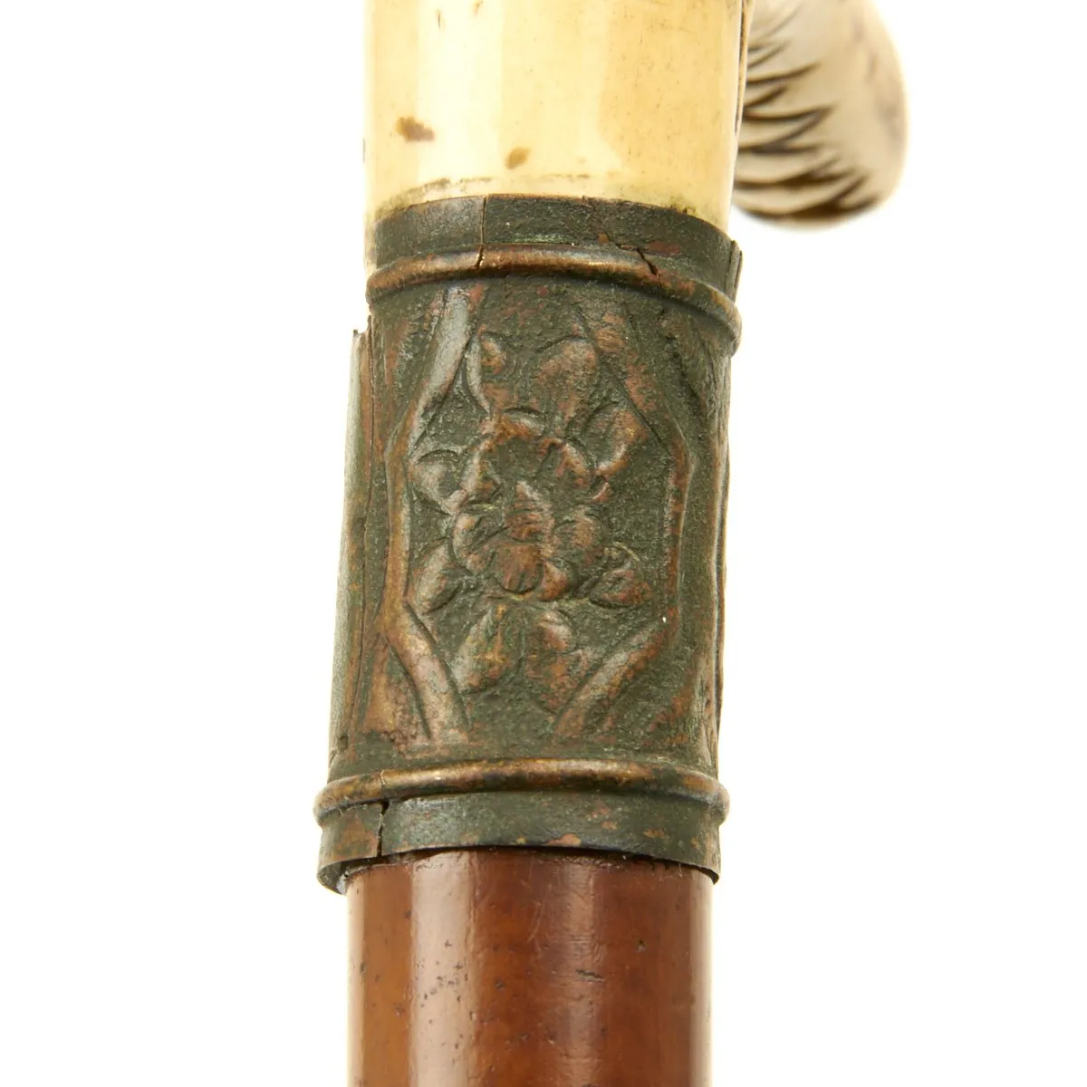 Original British Napoleonic 1809 Dated Cane Sword Stick - Given to Robert Peel M.P. by A. Wellesley