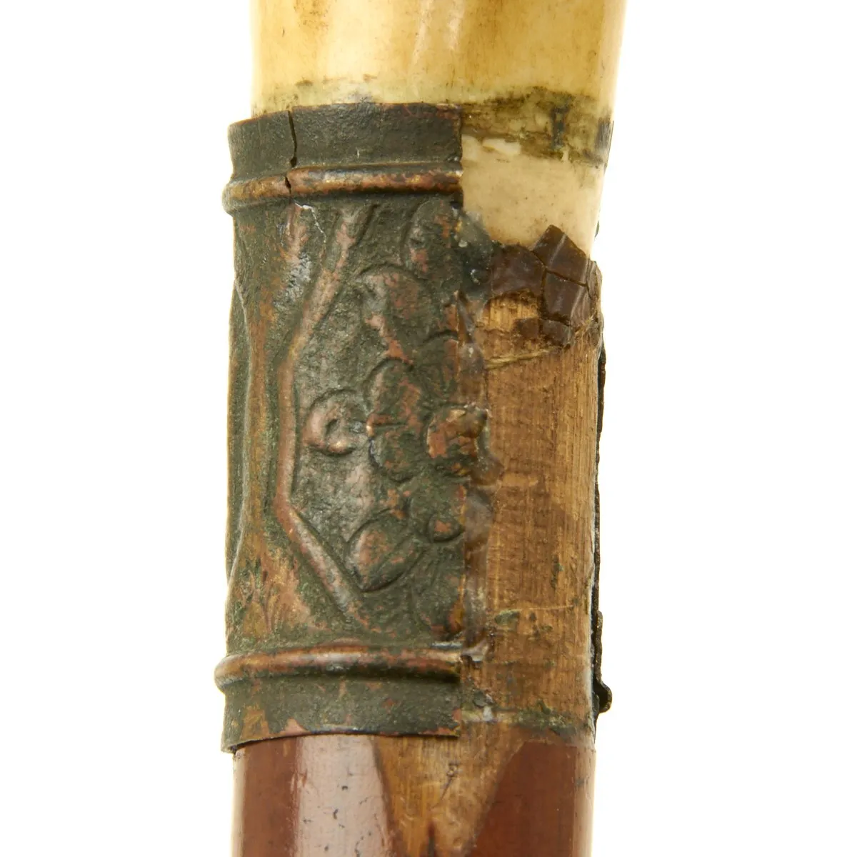 Original British Napoleonic 1809 Dated Cane Sword Stick - Given to Robert Peel M.P. by A. Wellesley