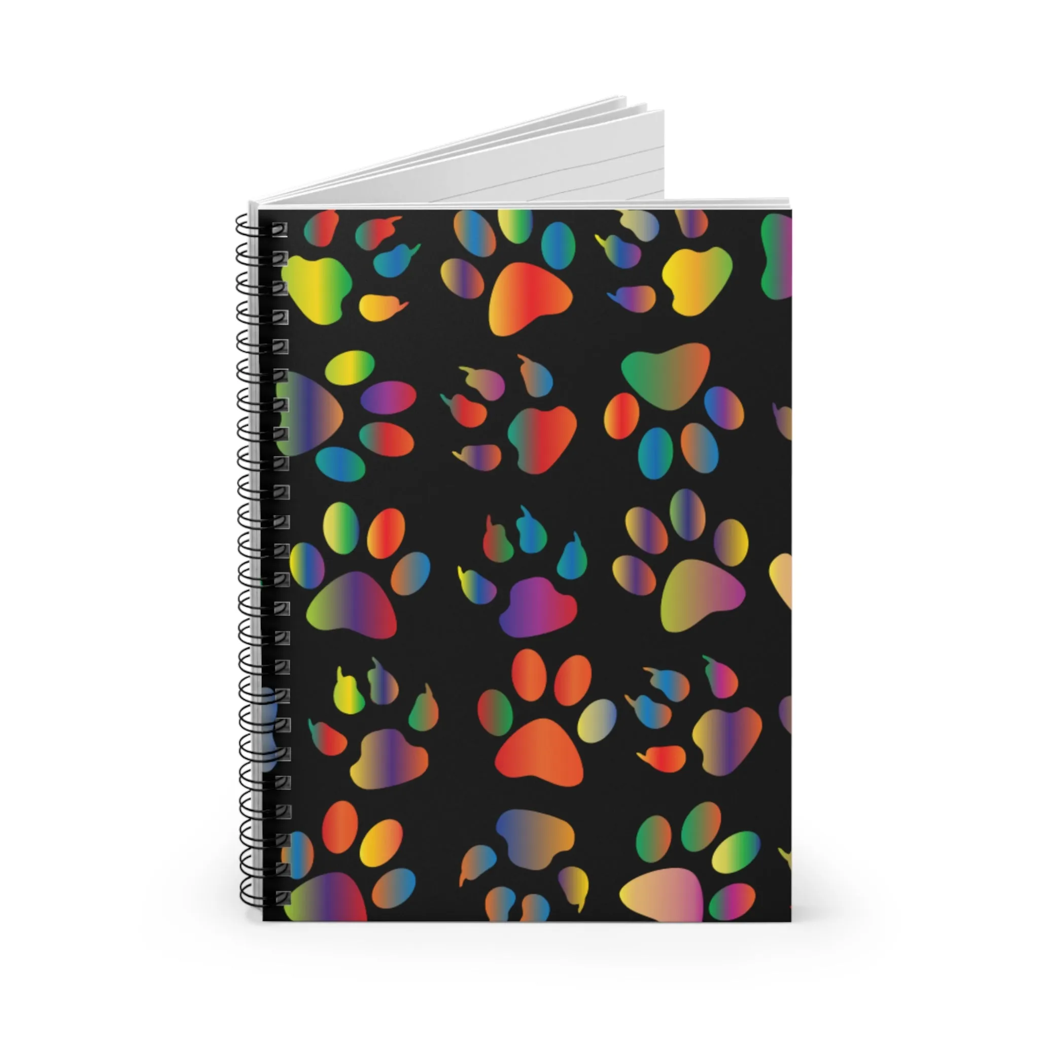 Paws and Claws Spiral Lined Notebook