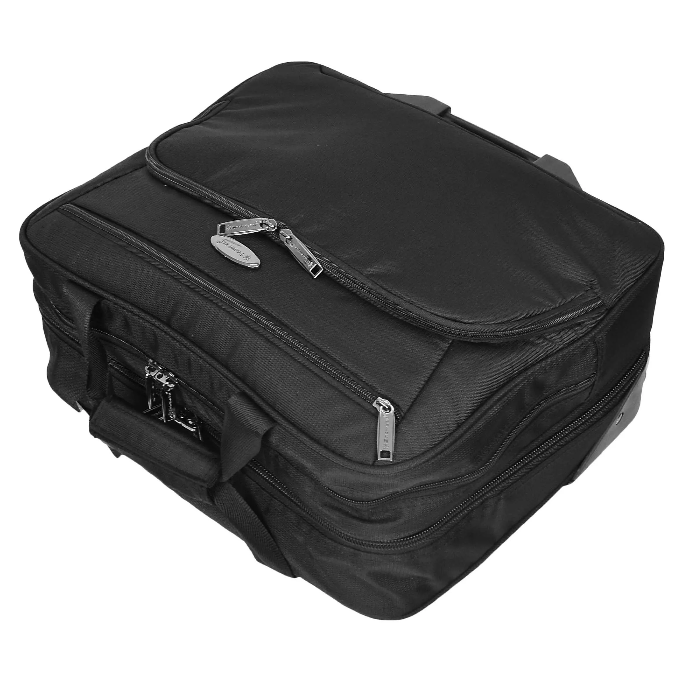 Pilot Case with Wheels Lightweight Cabin Bag H79 Black