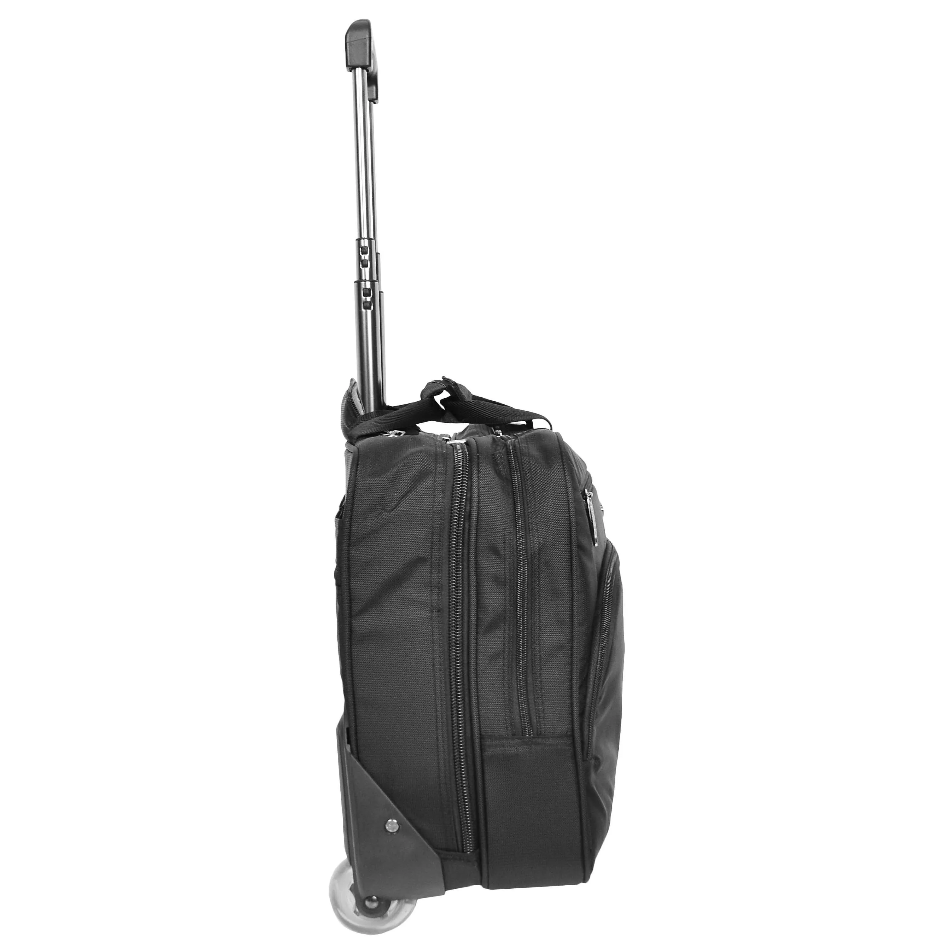 Pilot Case with Wheels Lightweight Cabin Bag H79 Black