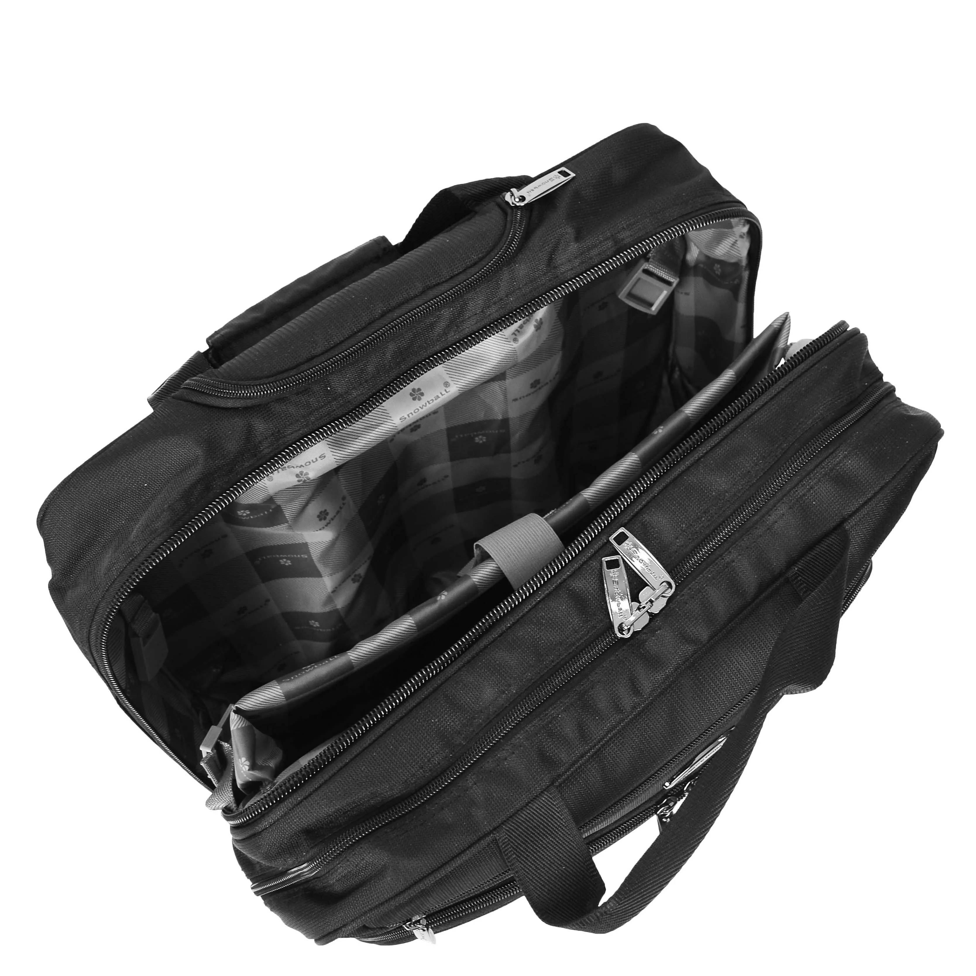 Pilot Case with Wheels Lightweight Cabin Bag H79 Black