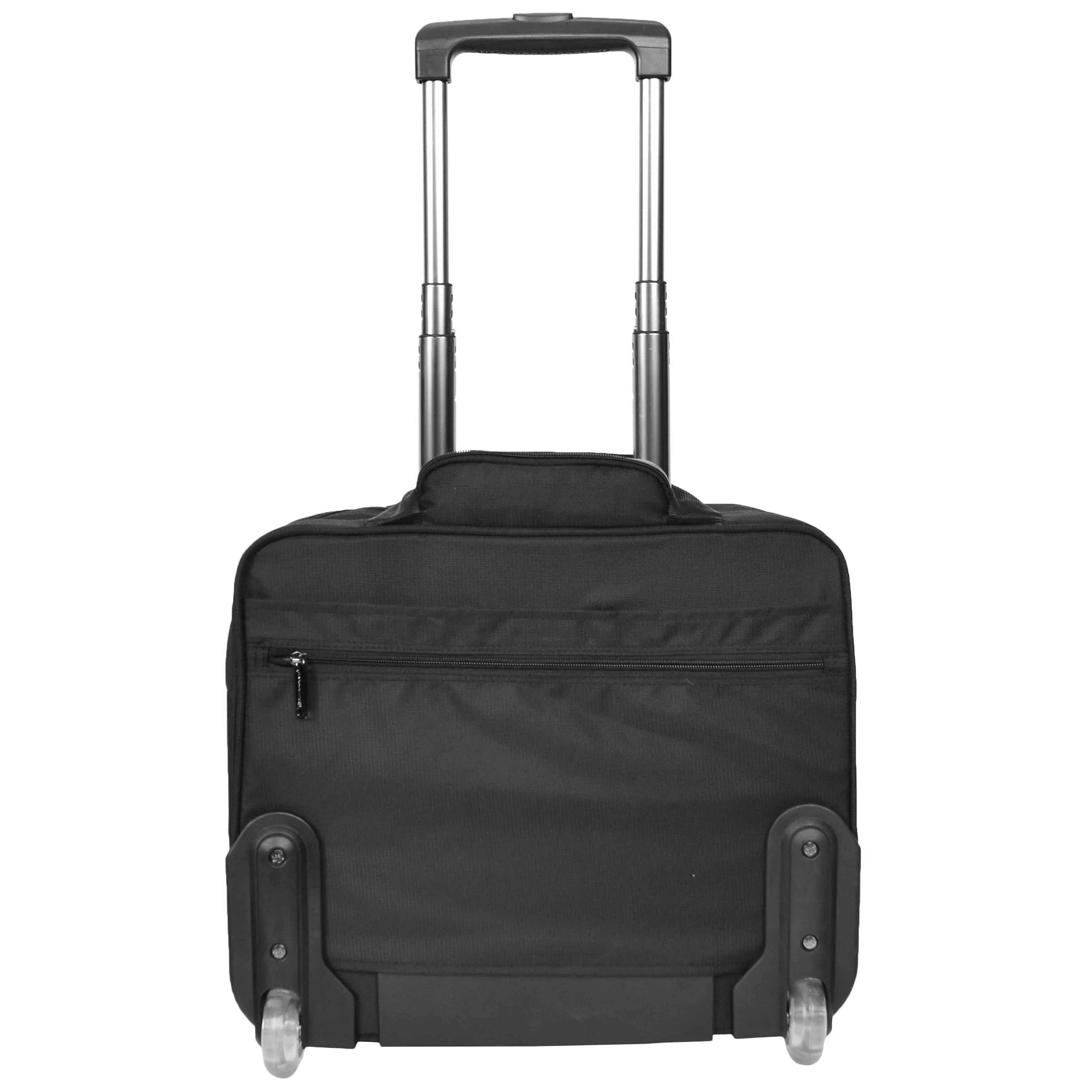 Pilot Case with Wheels Lightweight Cabin Bag H79 Black