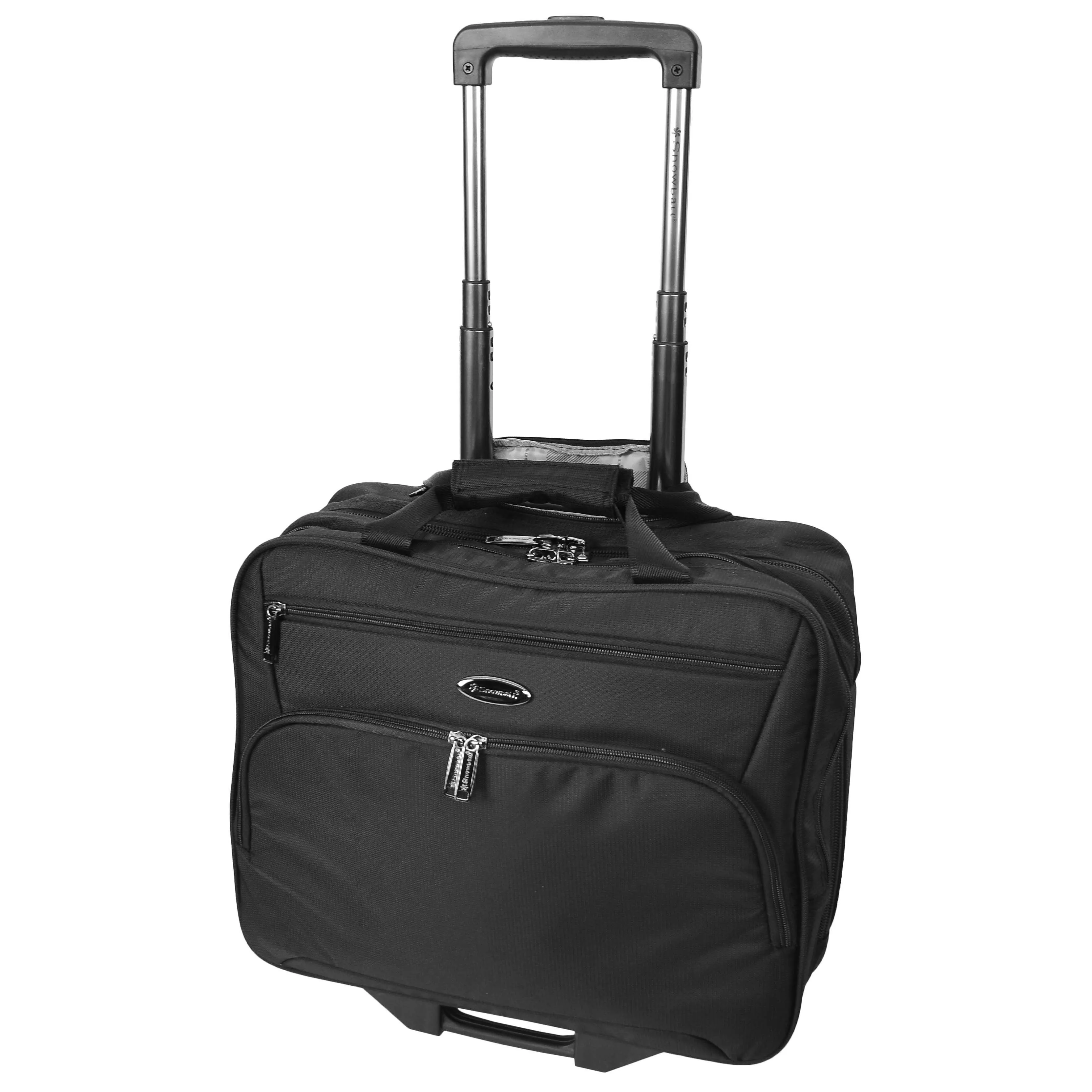 Pilot Case with Wheels Lightweight Cabin Bag H79 Black