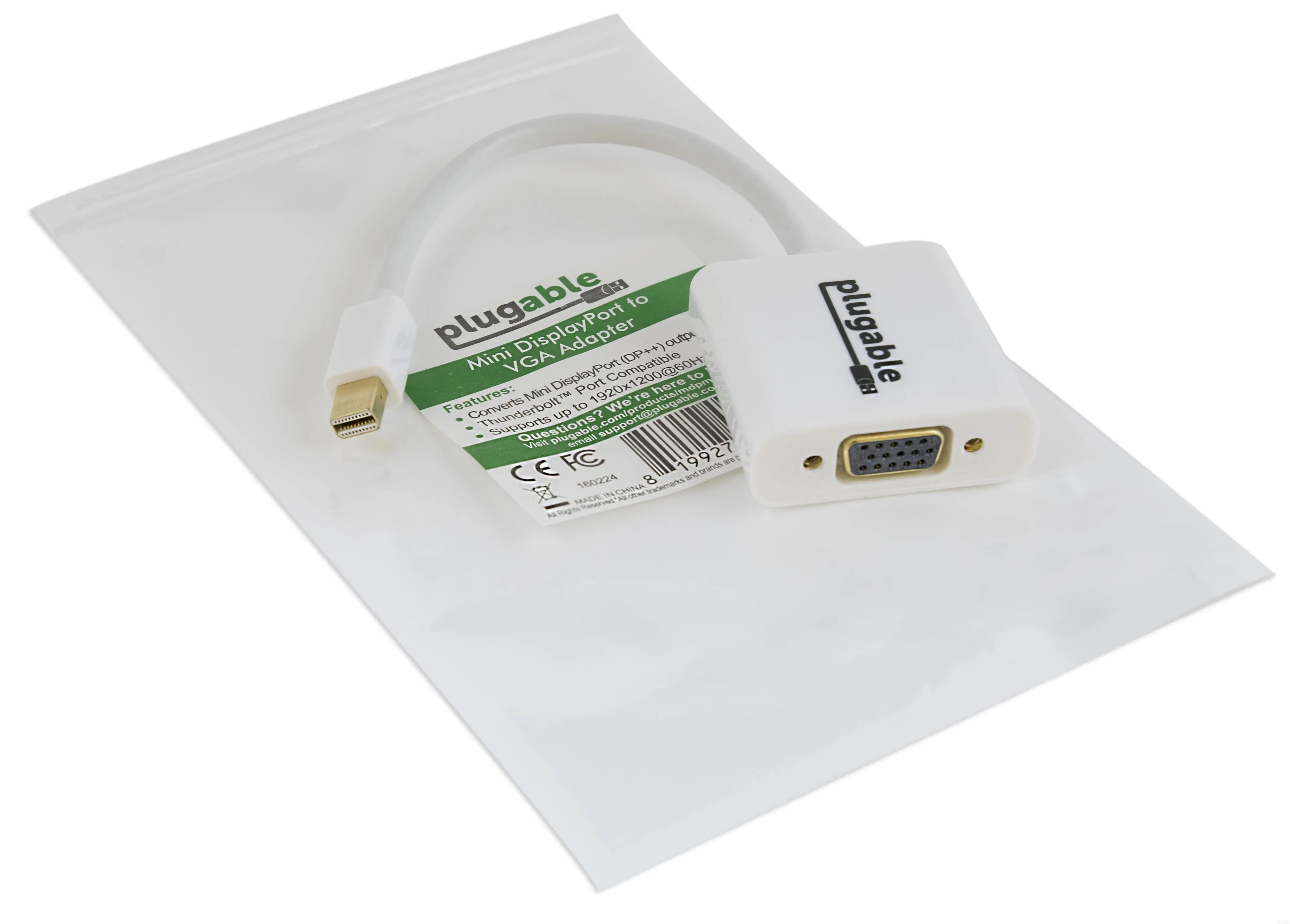 Plugable Mini DisplayPort to VGA Adapter (Active)