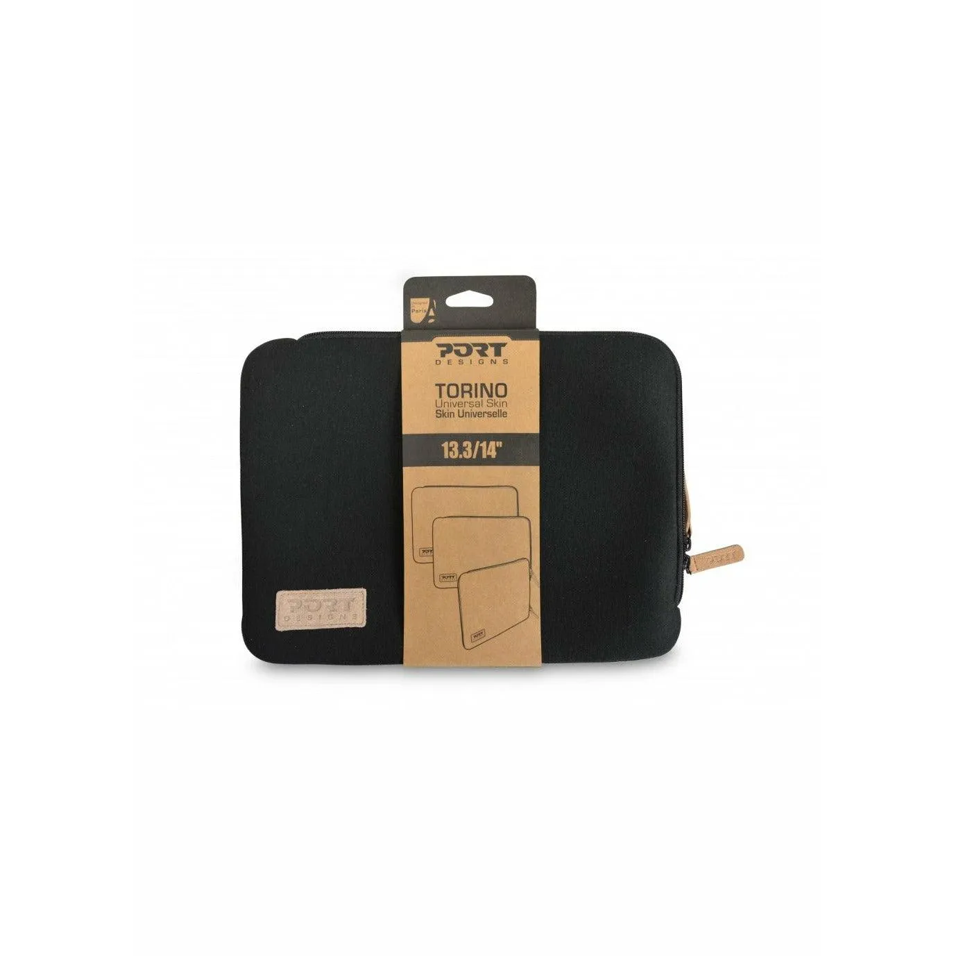 Port Designs Torino 13.3" Laptop Sleeve - Black | 140381