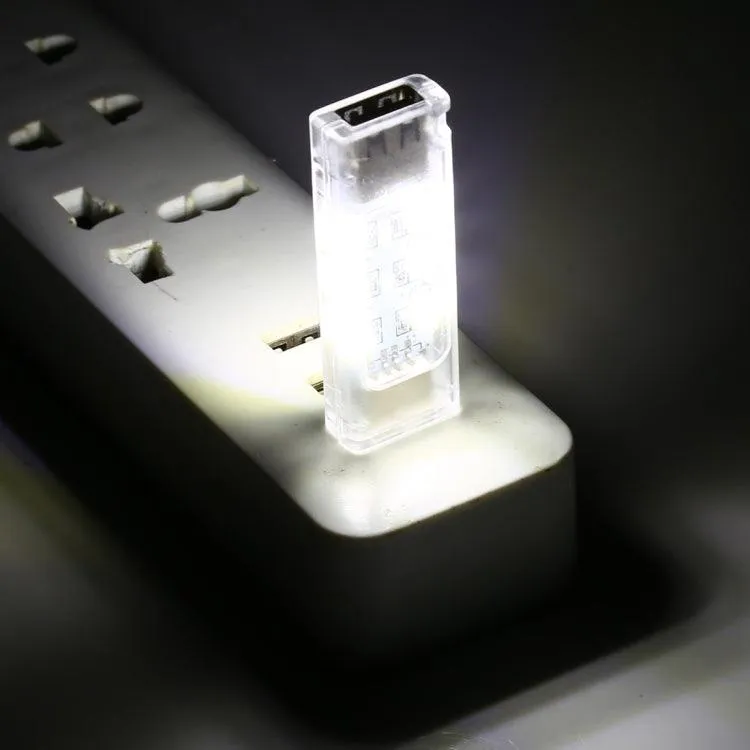 Portable Dual-Sided Stackable USB LED Light with Adjustable Brightness