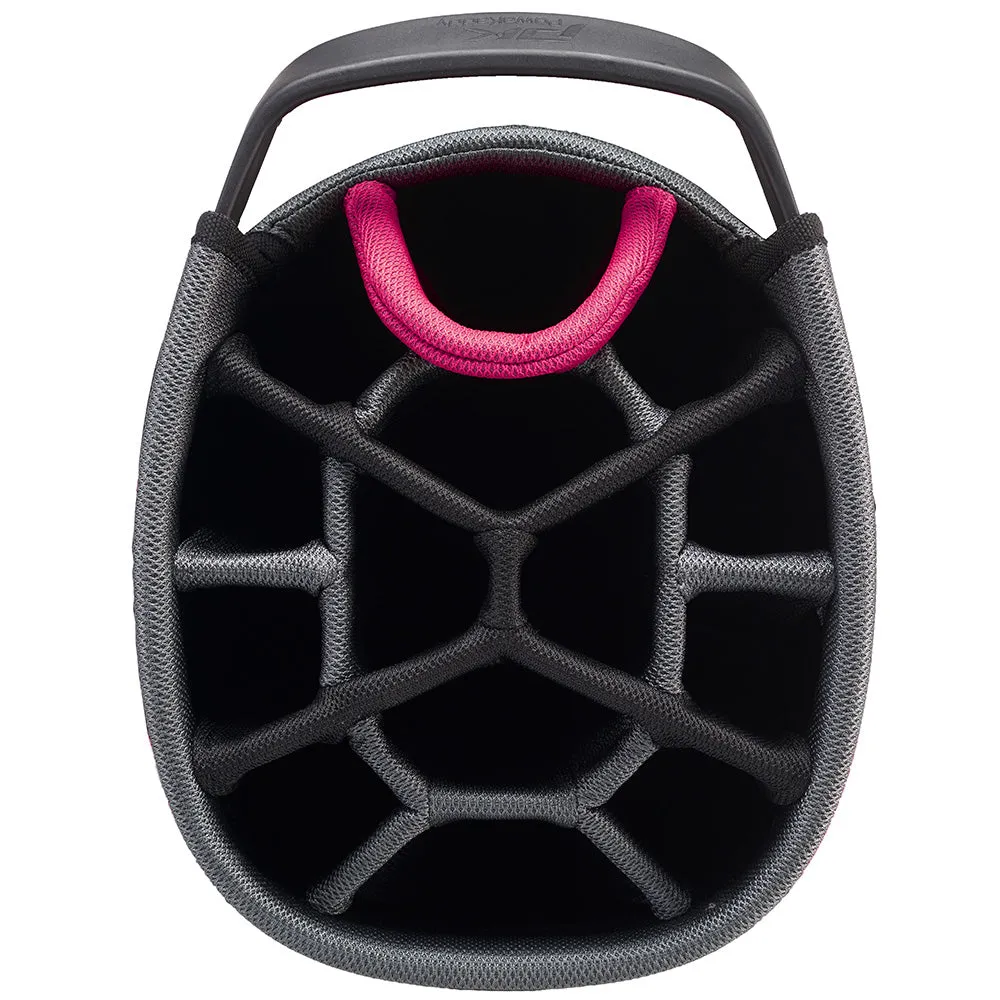 PowaKaddy Dri-Tech Cart Bag - Gun Metal/Hot Pink