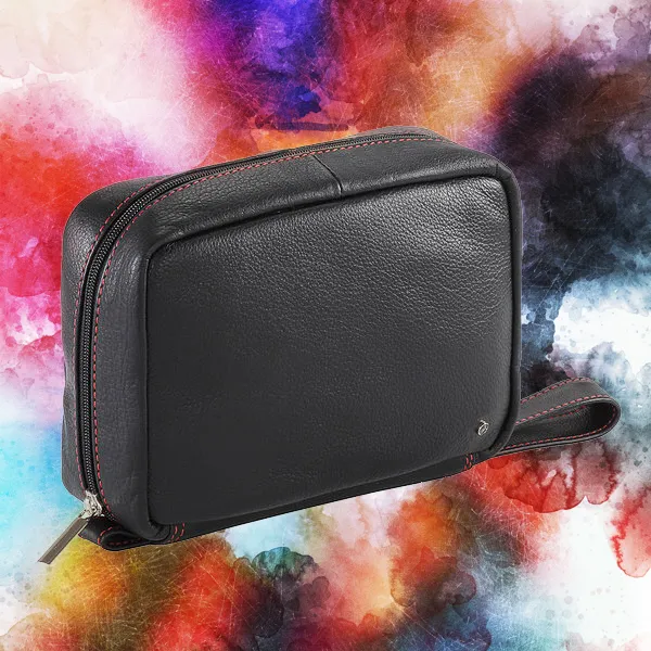 Pratico Toiletry Bag - Black