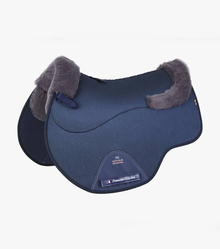 Premier Equine Close Contact Airtechnology Shockproof Wool European Saddle Pad - GP/Jump Square