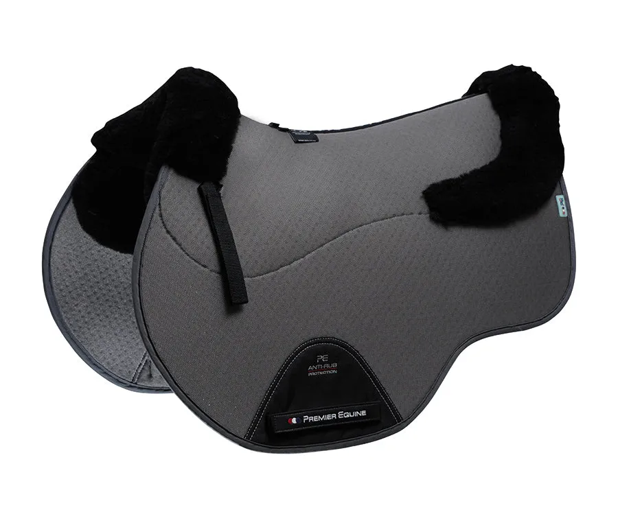 Premier Equine Close Contact Airtechnology Shockproof Wool European Saddle Pad - GP/Jump Square