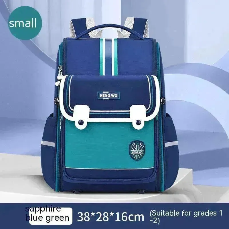 Primary School Student Schoolbag Female Lightweight Burden Alleviation Spine Protection