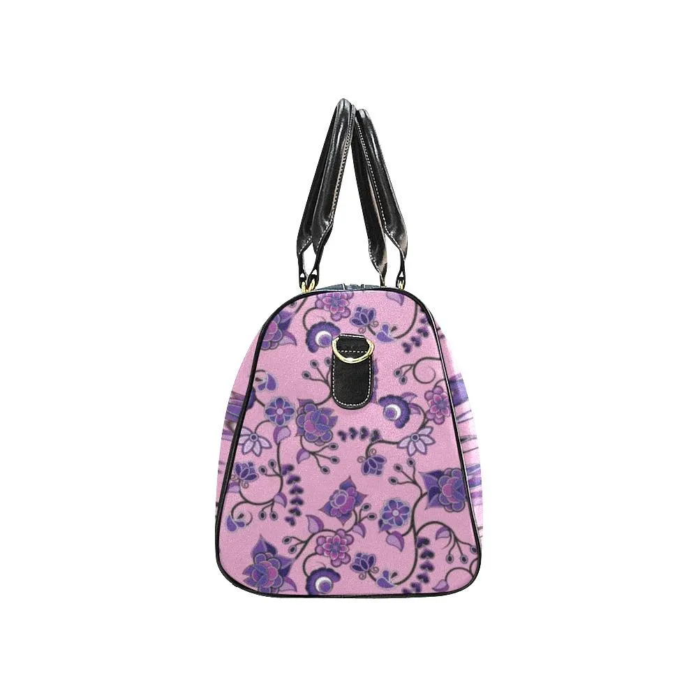 Purple Floral Amour Waterproof Travel Bag/Small