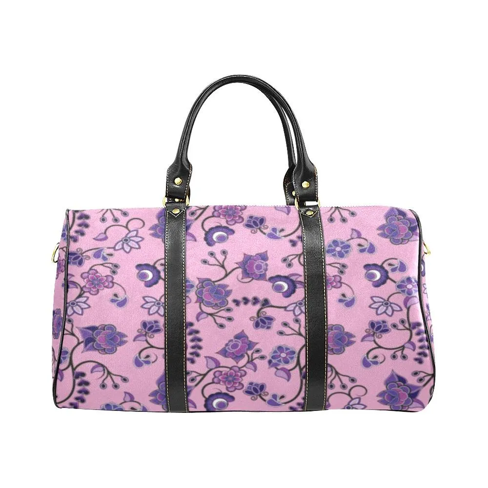 Purple Floral Amour Waterproof Travel Bag/Small