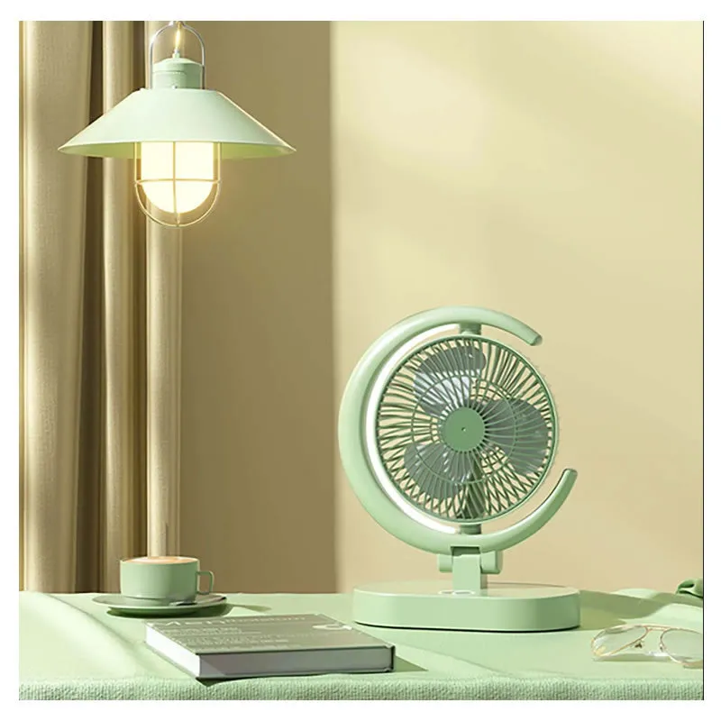 Quiet Operating Rechargeable Desktop Fan