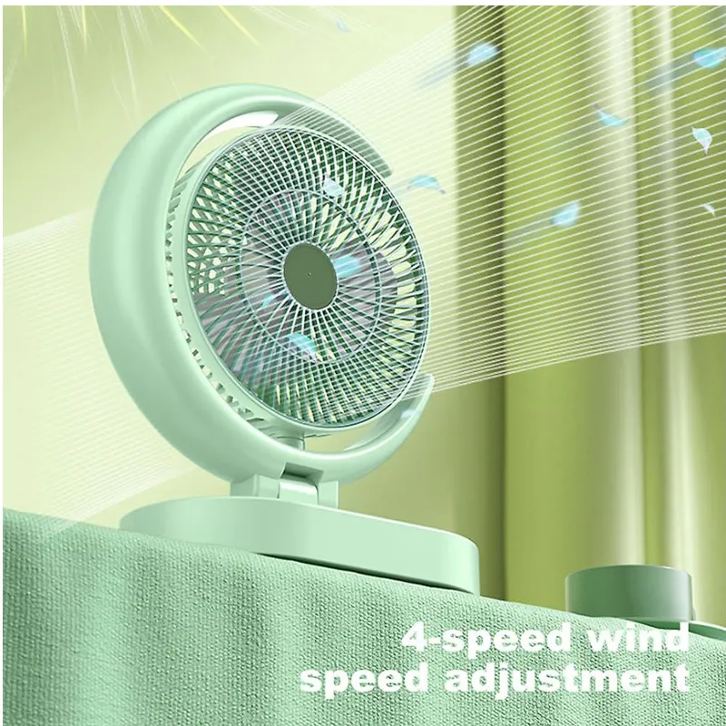 Quiet Operating Rechargeable Desktop Fan