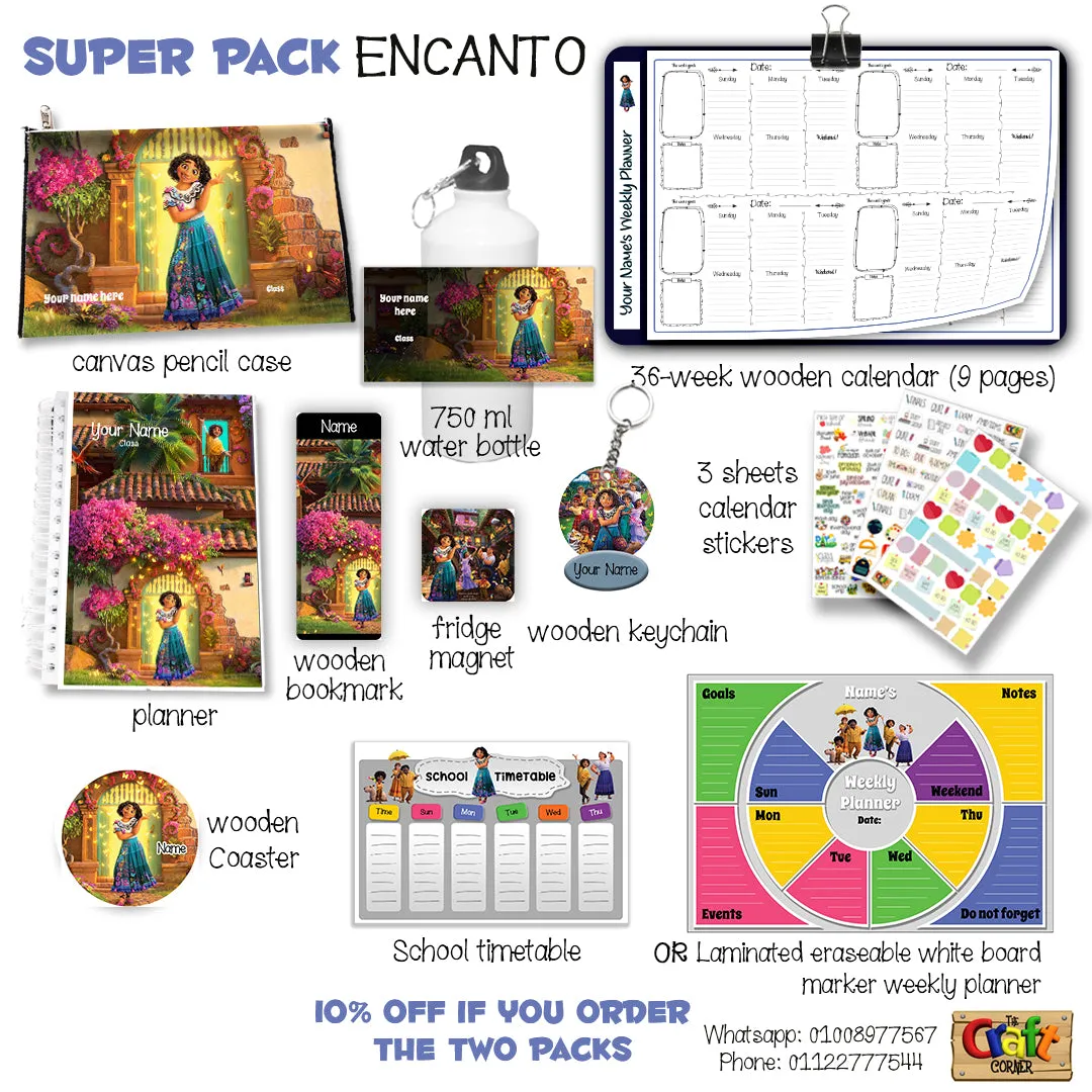 ""Encanto" School labels packs