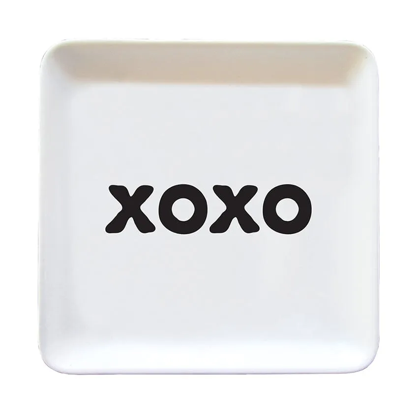 "xoxo" trinket dish