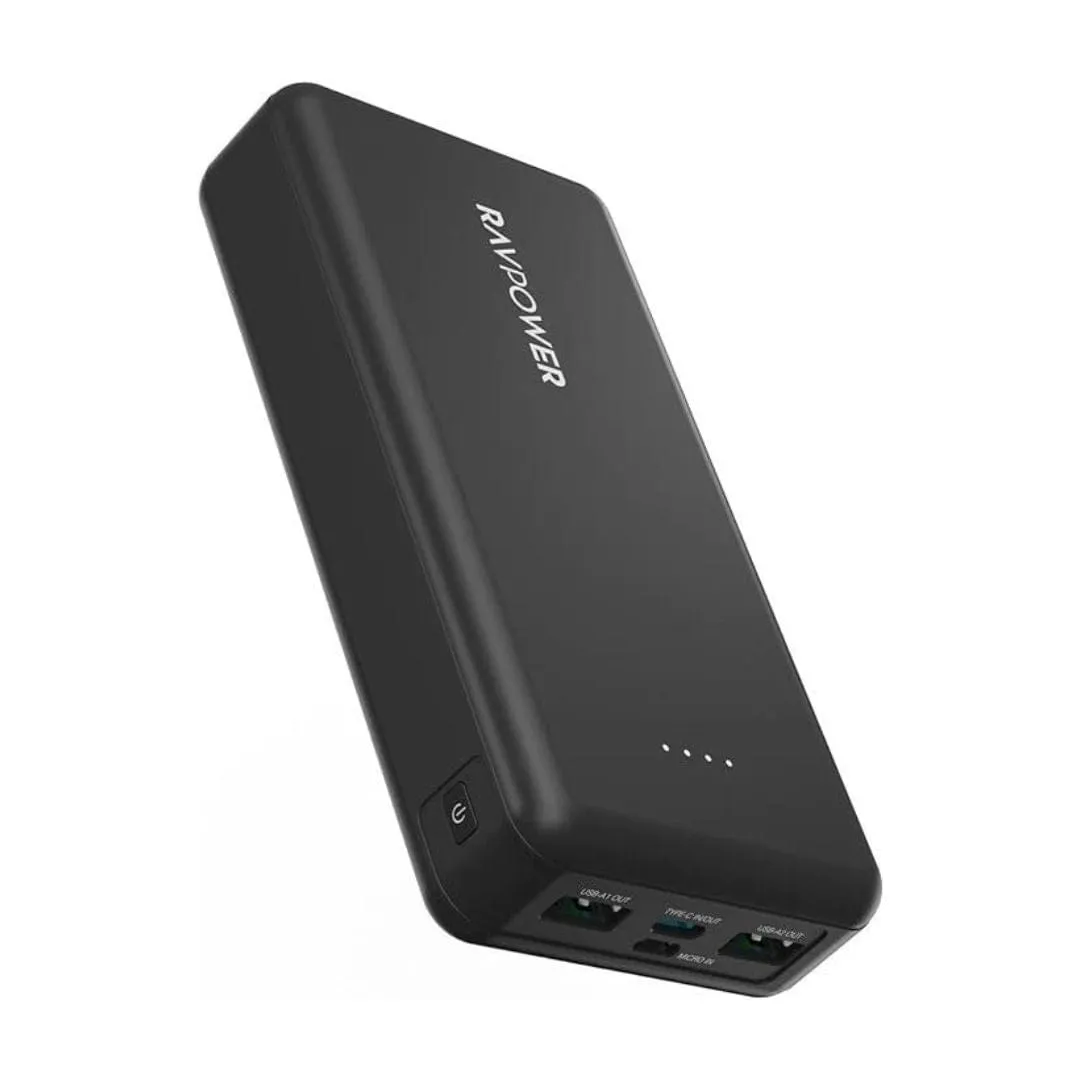 RAVPOWER Pioneer 20000mAh PD 15W 4 Port Power Bank - PB1216