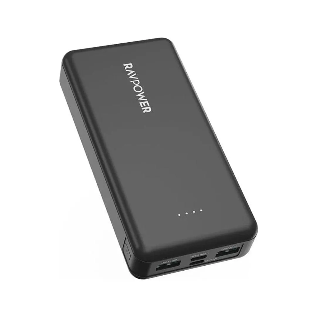 RAVPOWER Pioneer 20000mAh PD 15W 4 Port Power Bank - PB1216