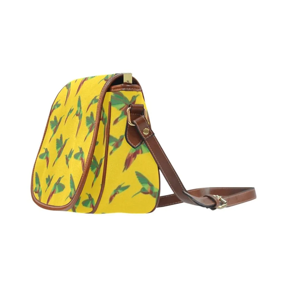 Red Swift Yellow Saddle Bag/Small