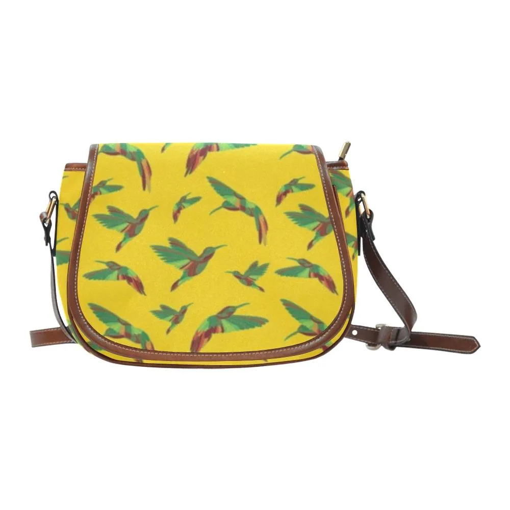 Red Swift Yellow Saddle Bag/Small