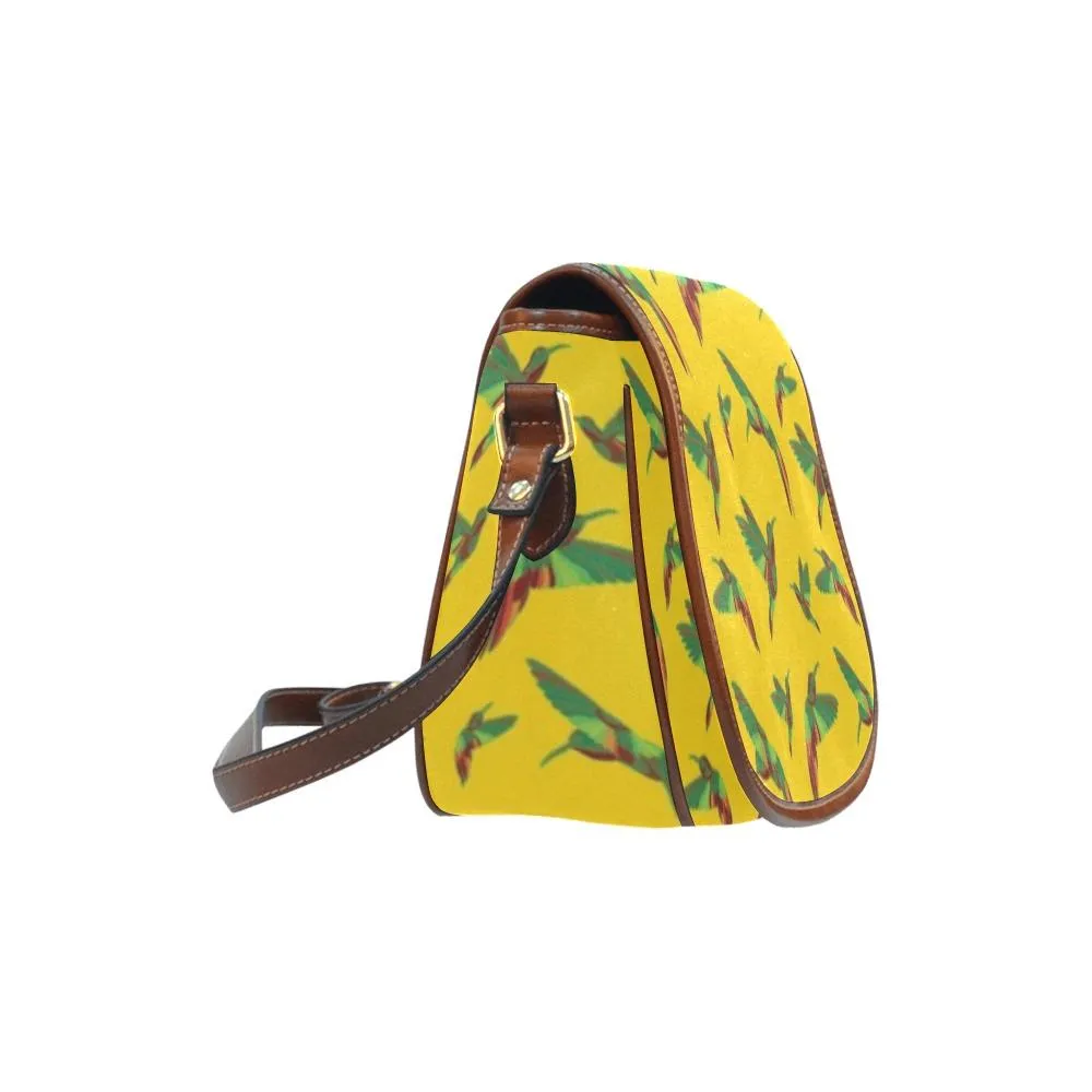 Red Swift Yellow Saddle Bag/Small