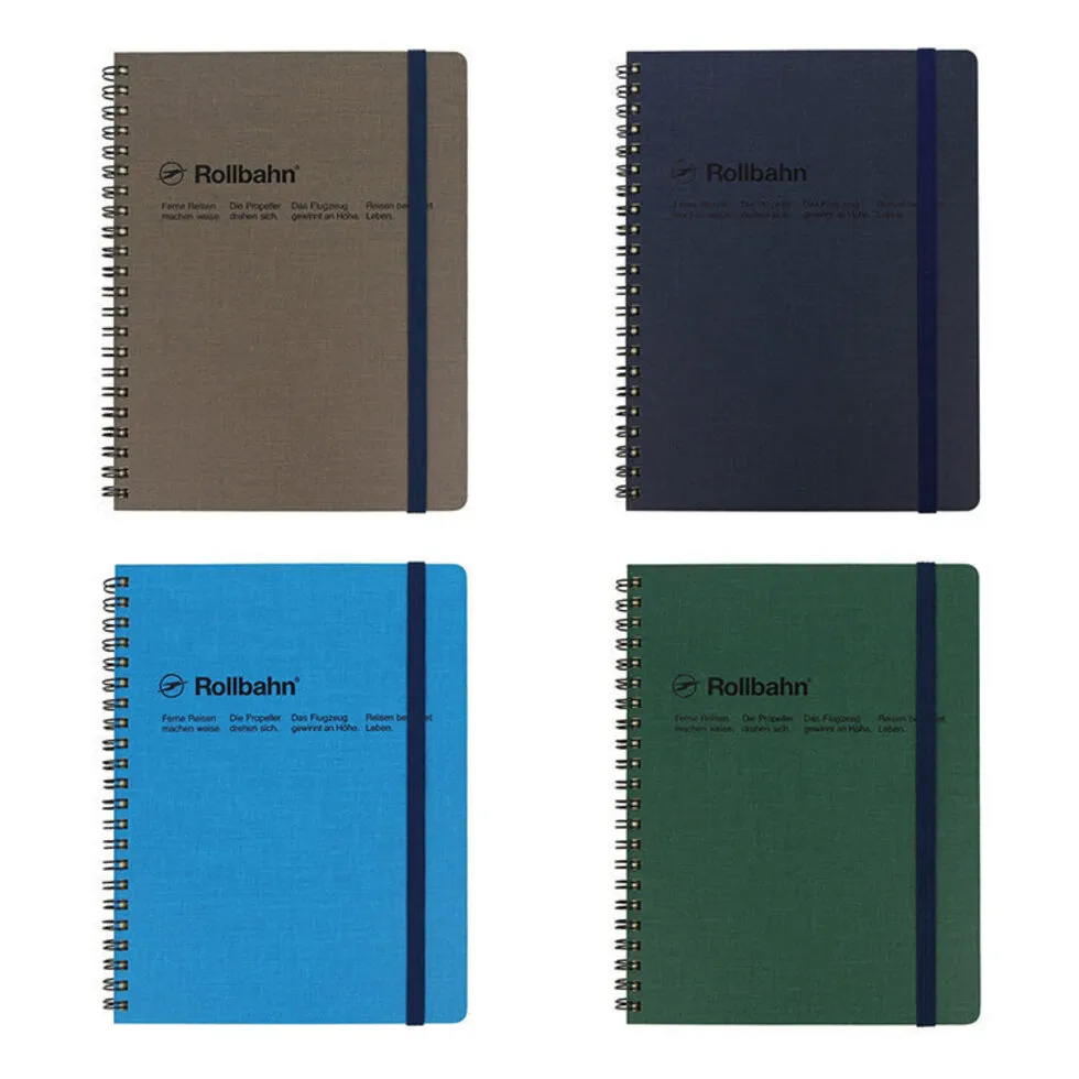 Rollbahn Cap Martin A5 Spiral Notebook by Delfonics