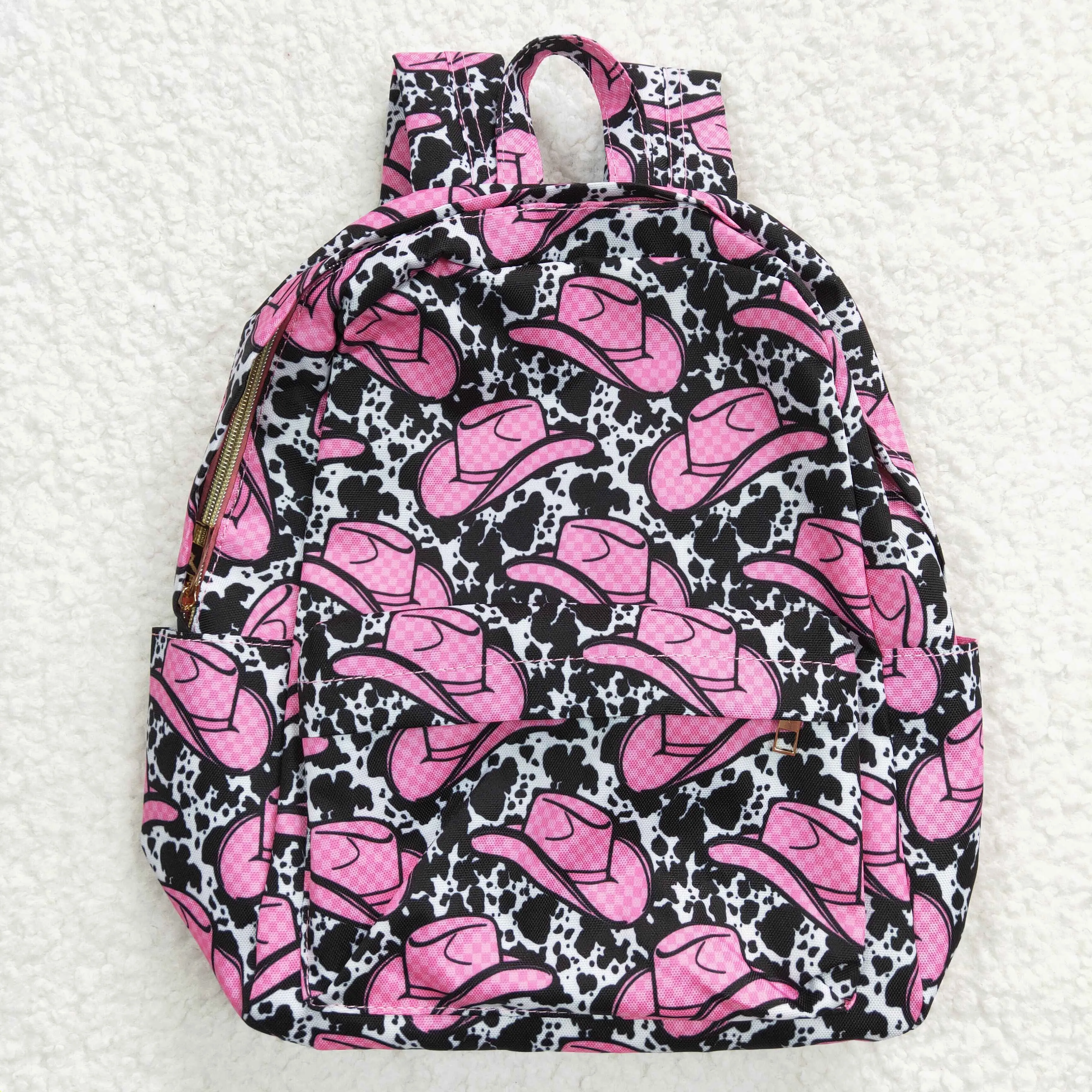 rosy hat printed shoulder bag BA0038