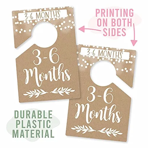 Rustic Baby Closet Dividers