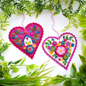 SALE - Heart in Home Felt Ornament Kit