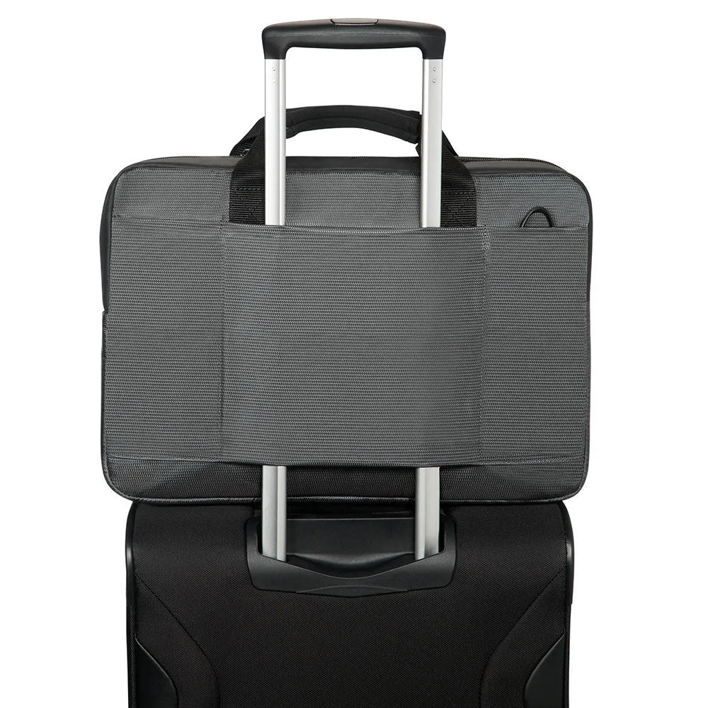 Samsonite Qibyte laptop tas schoudertas model, geschikt tot 15.6 inch scherm