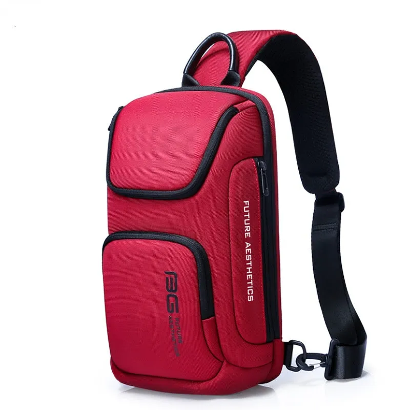 Sling Bag for Travel Men Women Waterproof Motocycle Bag