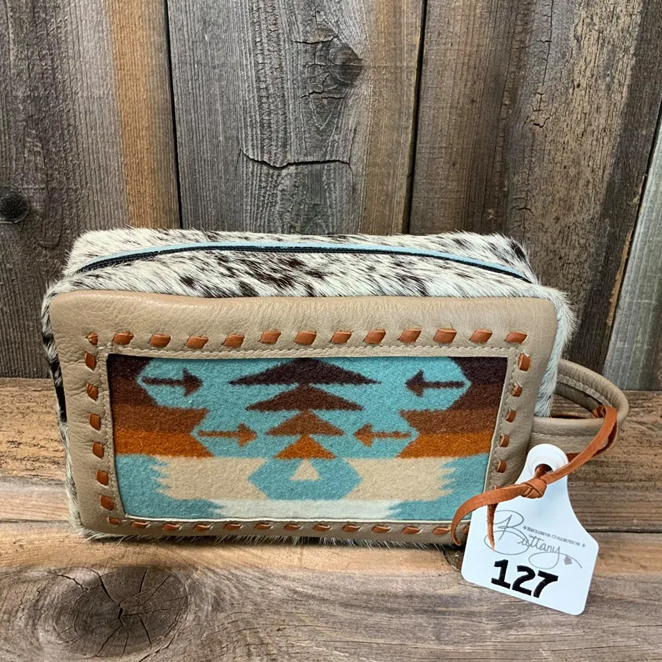 Small Buck-stitched Pendleton® Toiletry Bag #127