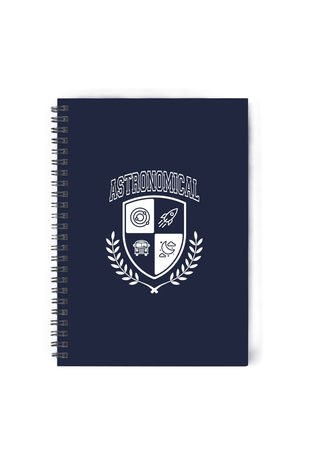 SnarkyMarky 'Astronomical Crest' Navy Notebook