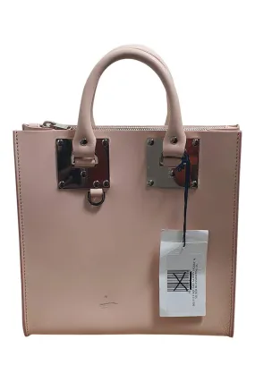 SOPHIA HULME Albion Pink Leather Top Handle Box Bag (M)