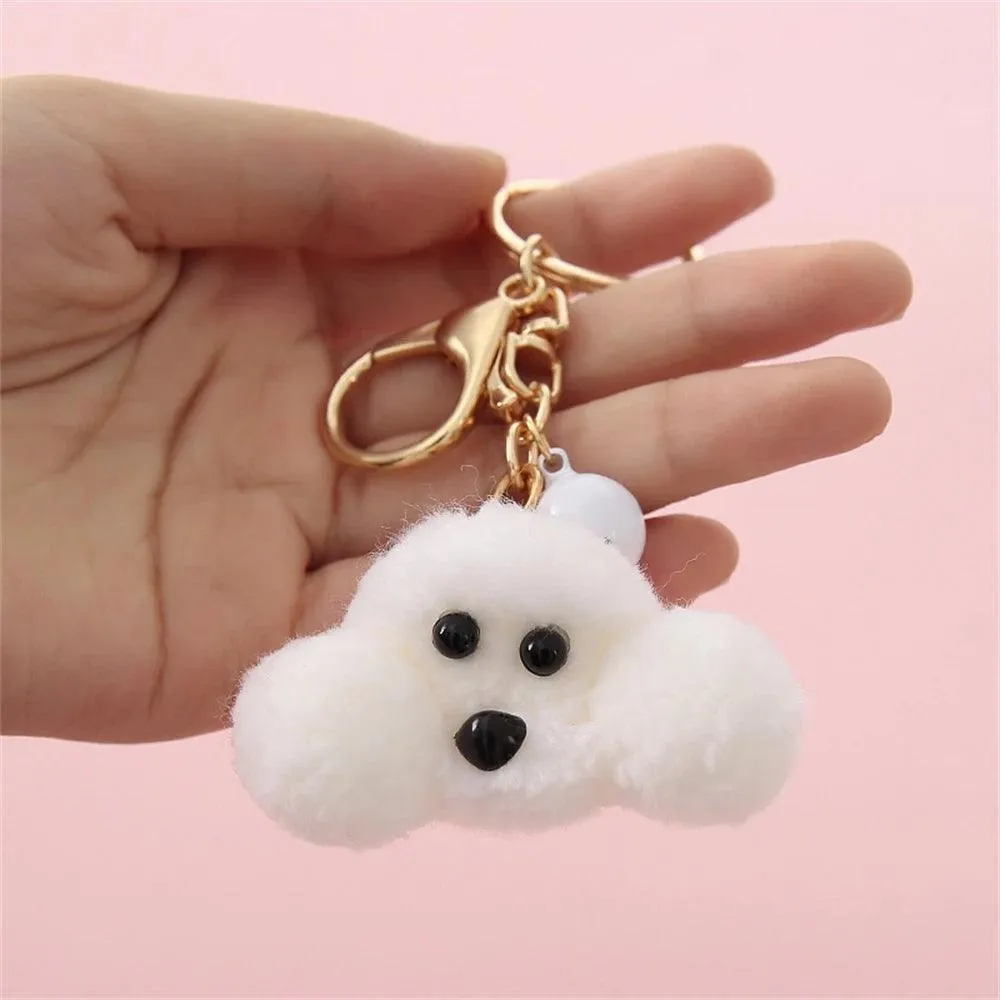 SP010 Unique Keychains - Plush Doll Strawberry, Rabbit, Teddy Pattern