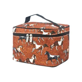 Spanish Saddle NGIL Large Top Handle Cosmetic Case