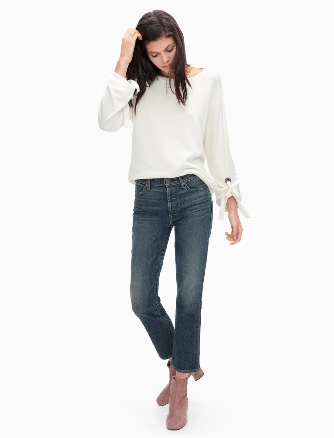 Splendid - Madison Avenue Grommet Sweatshirt