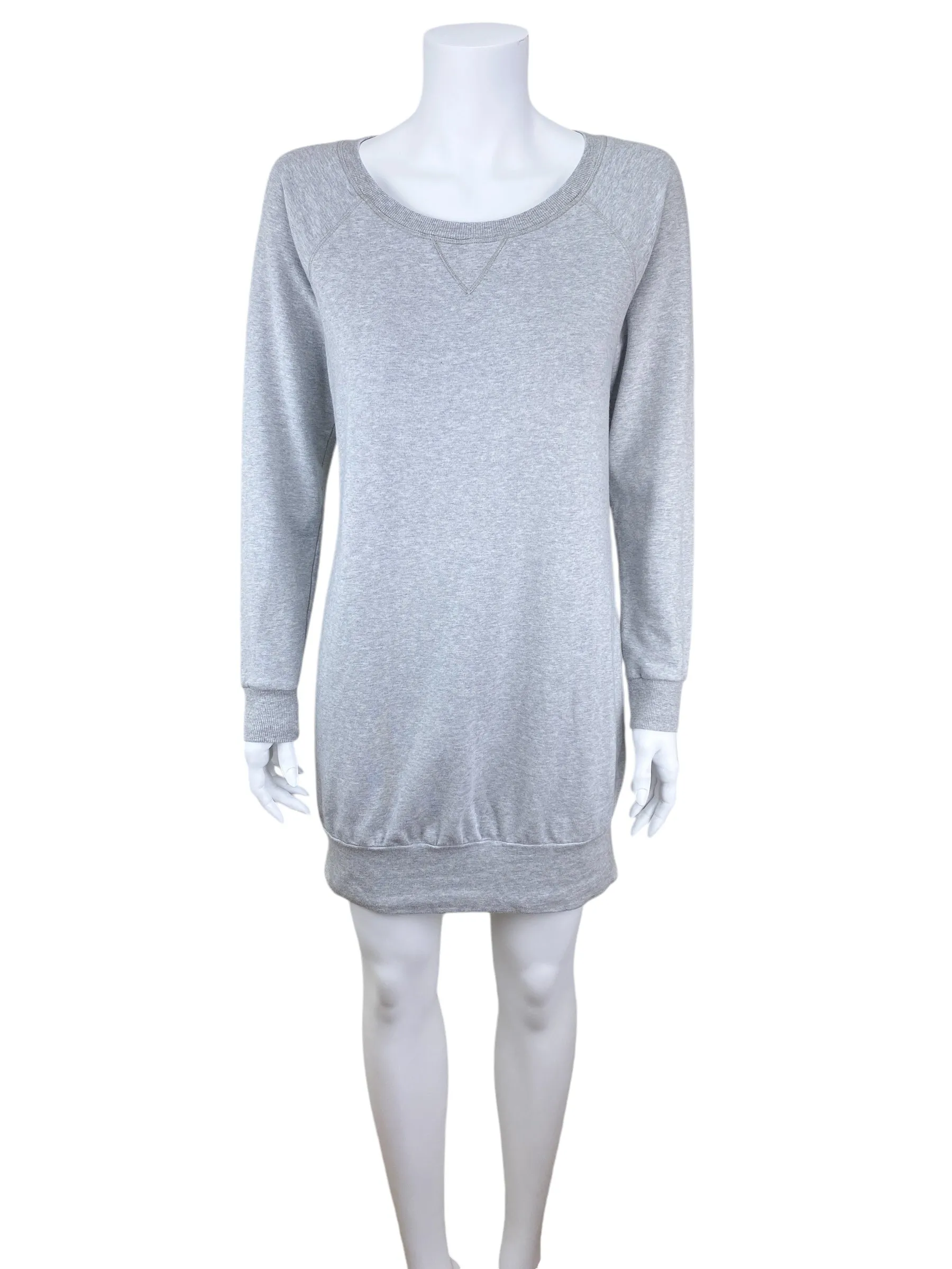 Splendid Women's Sweatshirt Dress Grey Heather Size M