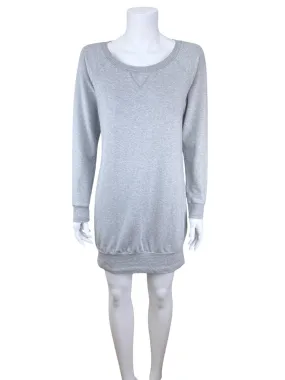 Splendid Women's Sweatshirt Dress Grey Heather Size M