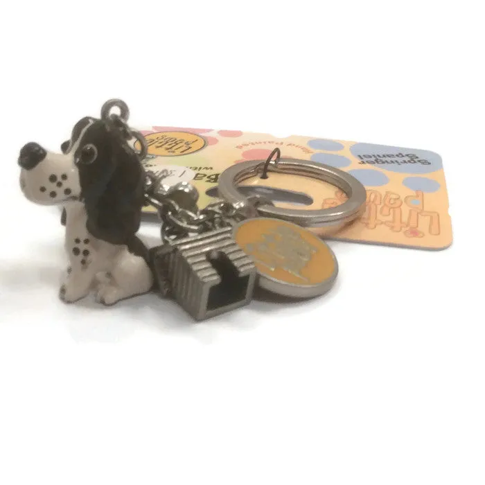 springer spaniel dog breed 3D key ring