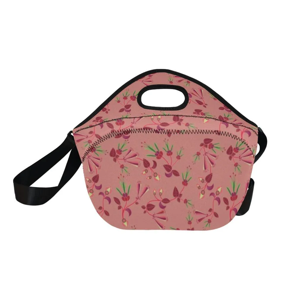 Swift Floral Peach Rouge Remix Neoprene Lunch Bag/Large