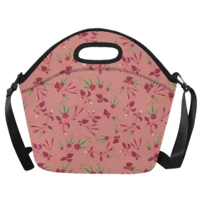 Swift Floral Peach Rouge Remix Neoprene Lunch Bag/Large