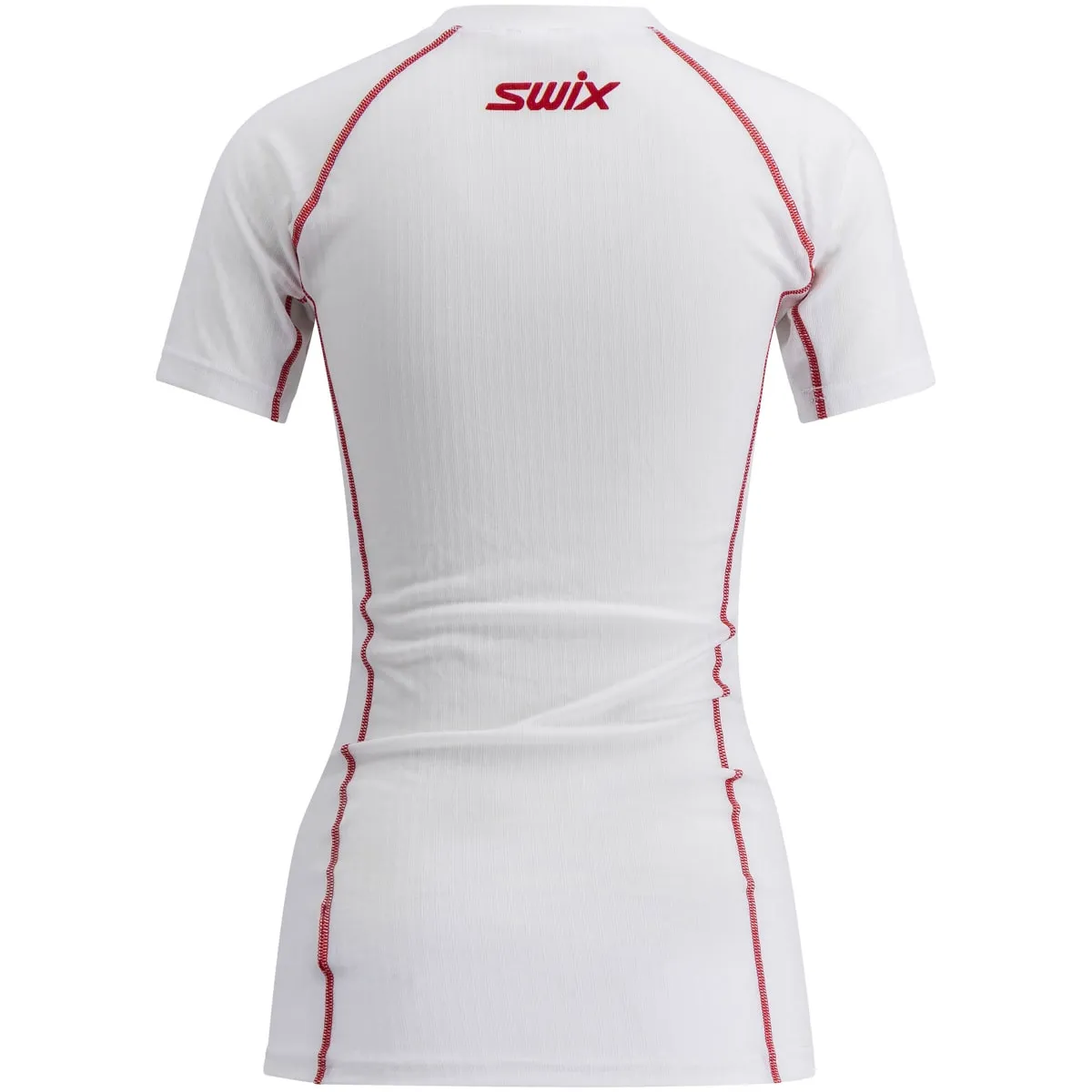 Swix Women&#x27;s Racex Classic Short Sleeve Bright White/Swix Red | Buy Swix Women&#x27;s Racex Classic Short Sleeve Bright White/Swix Red here | Outnorth