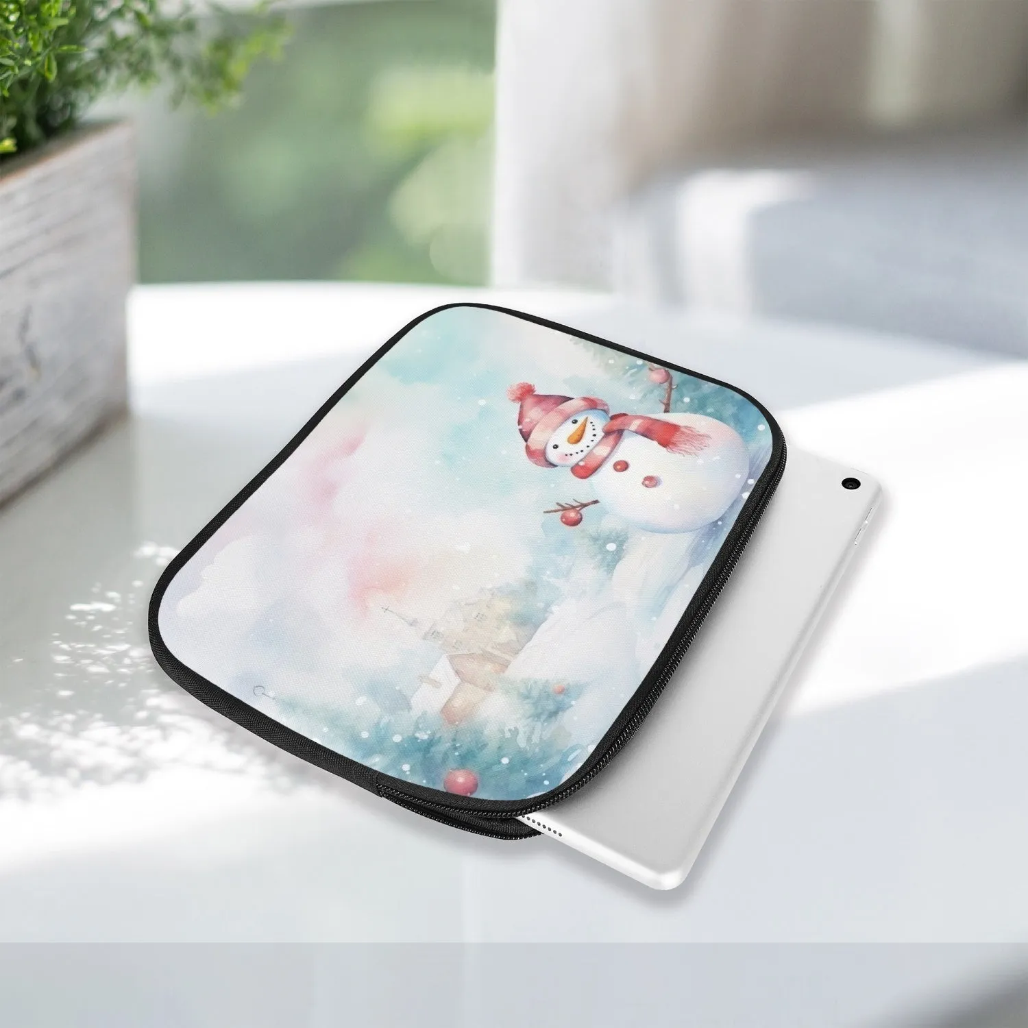 Tablet Sleeve - Christmas Snowman, awd-558