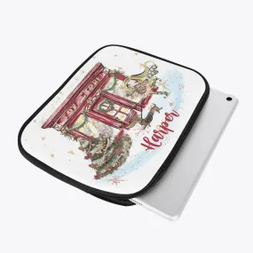 Tablet Sleeve - Christmas, Toy Shop, Girl Blonde Hair