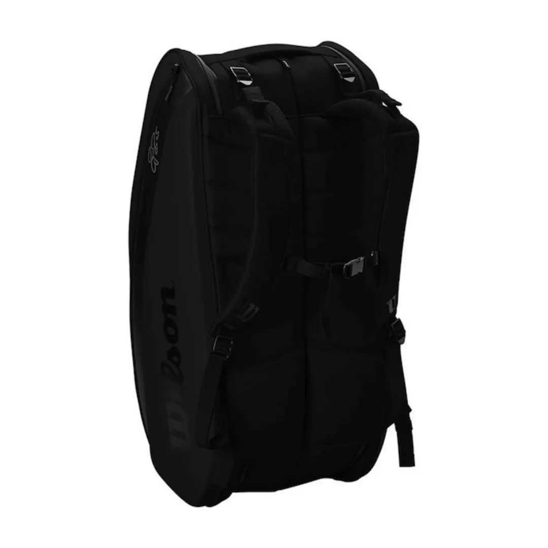 Tennis Bag RF Dna 12PK -Black